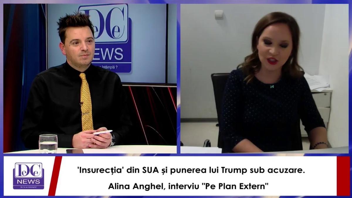 Insurecția de la Capitoliu și punerea lui Trump sub acuzare. Alina Anghel, interviu la DC News