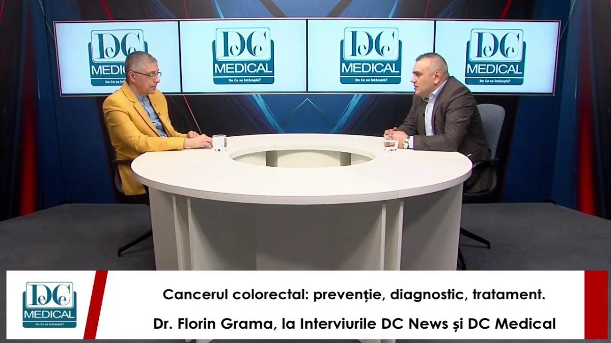 Cancerul colorectal: prevenție, diagnostic, tratament. Dr. Florin Grama, la Interviurile DCNews