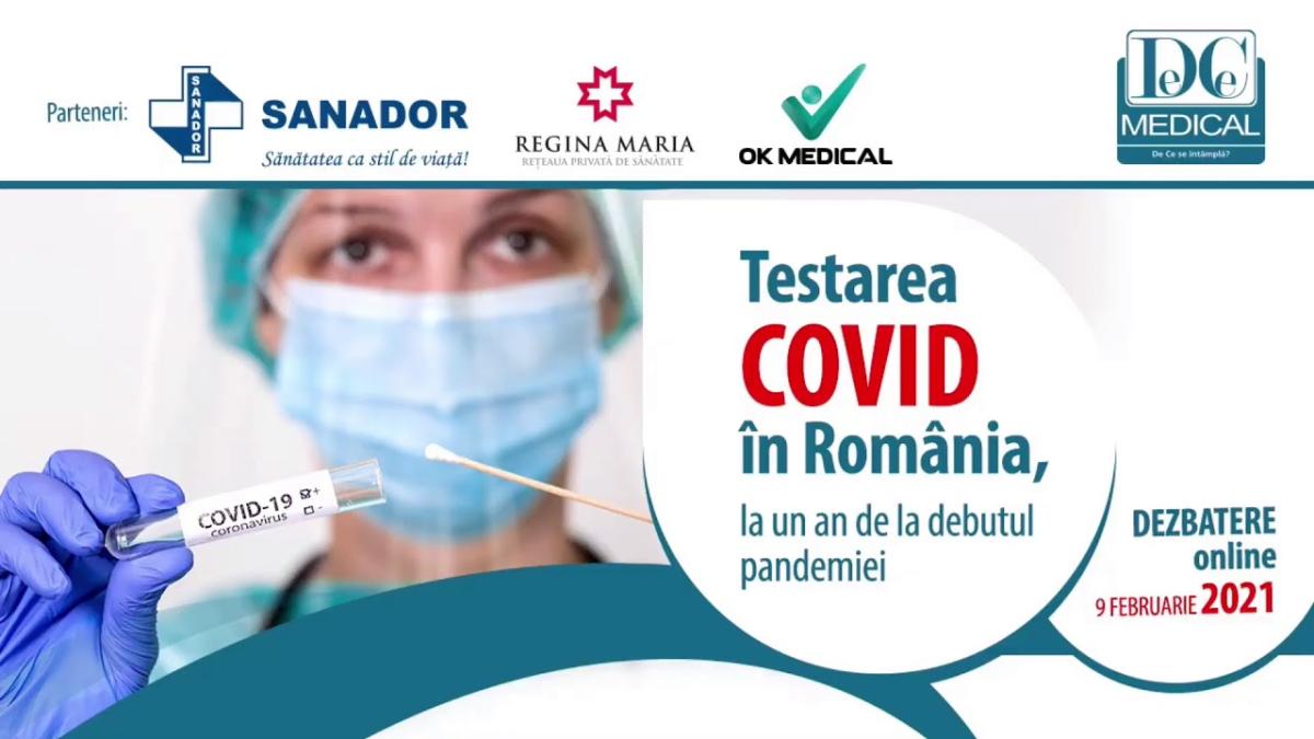 Testarea COVID în România, la un an de la debutul pandemiei!