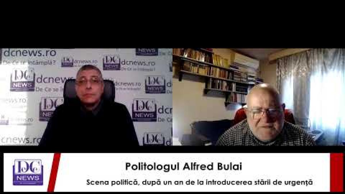 Alfred Bulai, la interviurile DC NEWS. Scena politică, după un an de pandemie