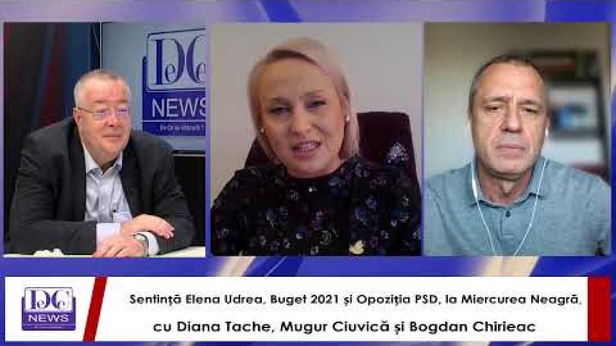 sentinta elena udrea buget 2021 si opozitia psd la miercurea neagra cu chirieac ciuvica si tache