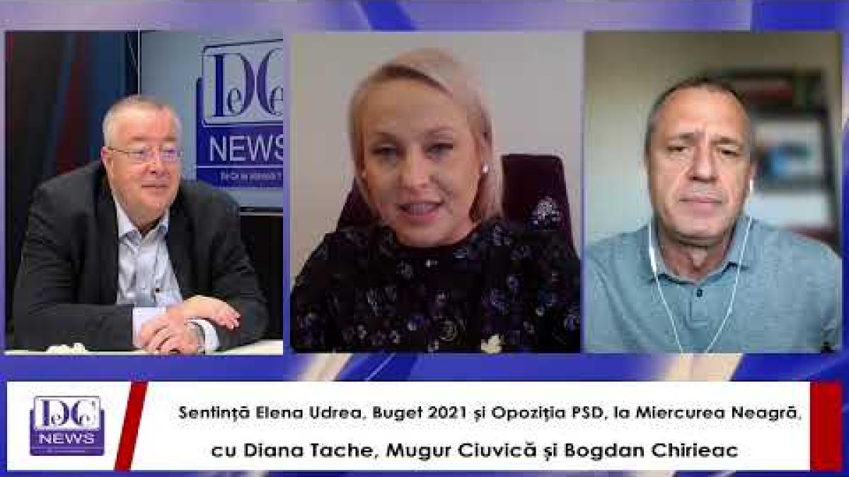 sentinta elena udrea buget 2021 si opozitia psd la miercurea neagra cu chirieac ciuvica si tache 2