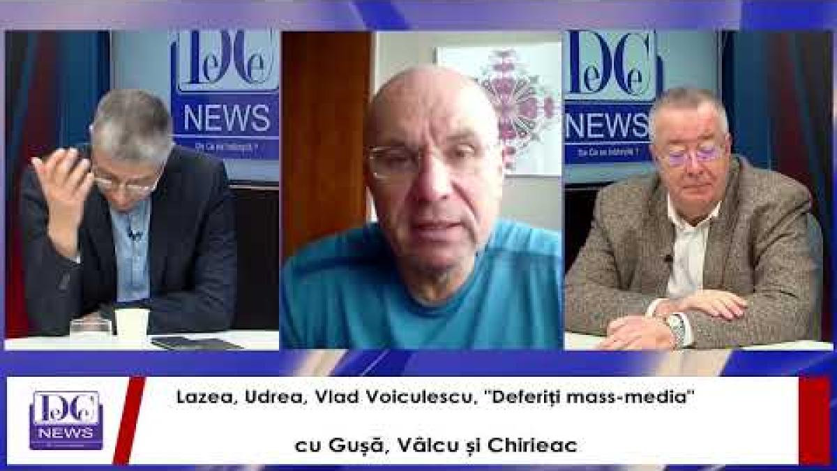 Lazea, Udrea, Vlad Voiculescu, discuție la Deferiți mass-media cu Gușă, Vâlcu și Chirieac