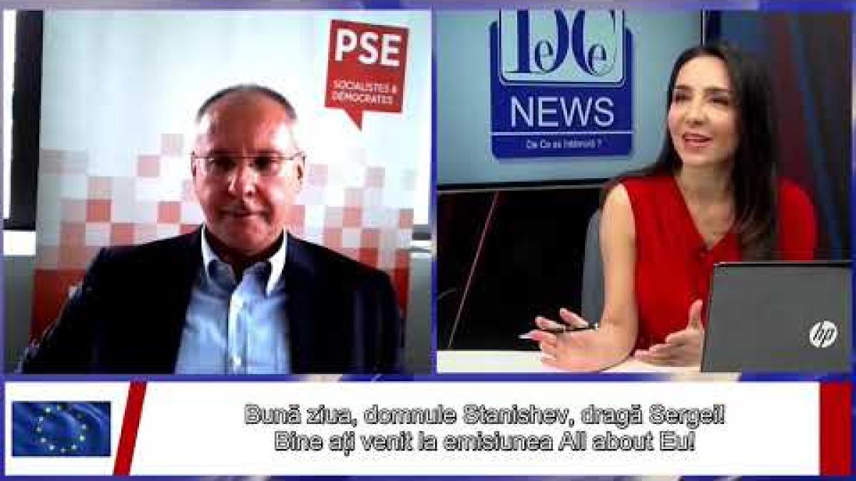 Din culisele Europei / All about EU by Claudia Tapardel - invitat Serghei Stanishev, președinte PES