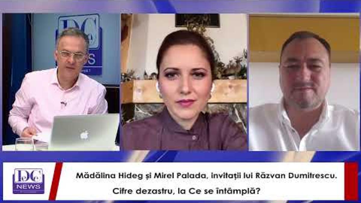 Mădălina Hideg și Mirel Palada, invitații lui Răzvan Dumitrescu. Cifre dezastru, la Ce se întâmplă?