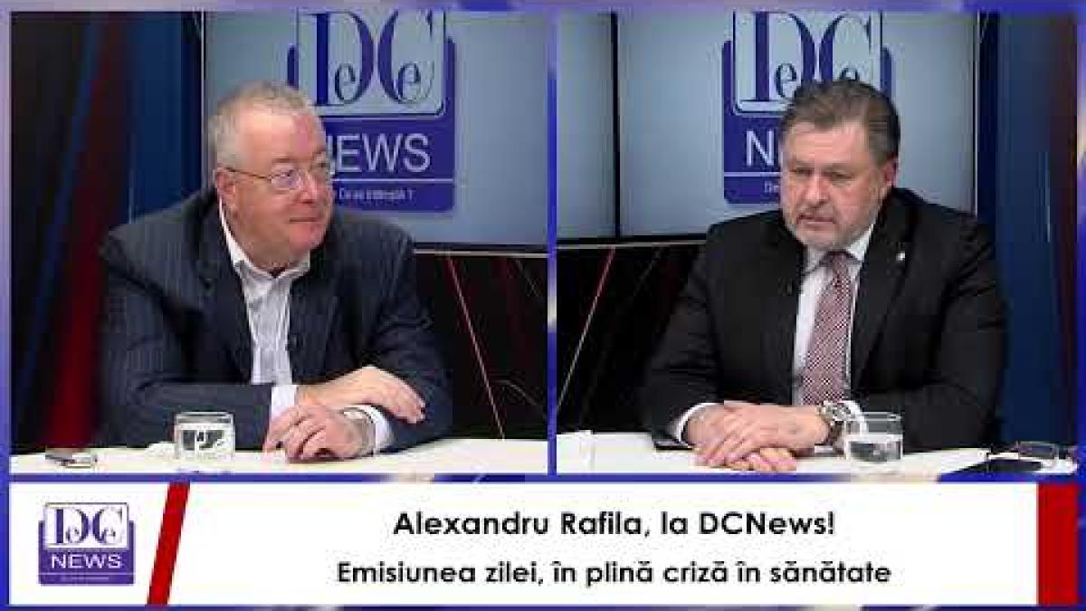 Alexandru Rafila, la DCNews! Emisiunea zilei, în plină criză în sănătate