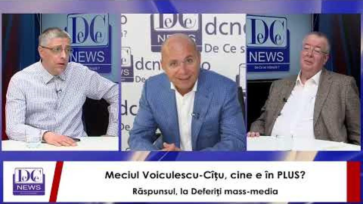 Meciul Voiculescu-Cîțu, cine e în PLUS? Răspunsul, la Deferiți mass-media