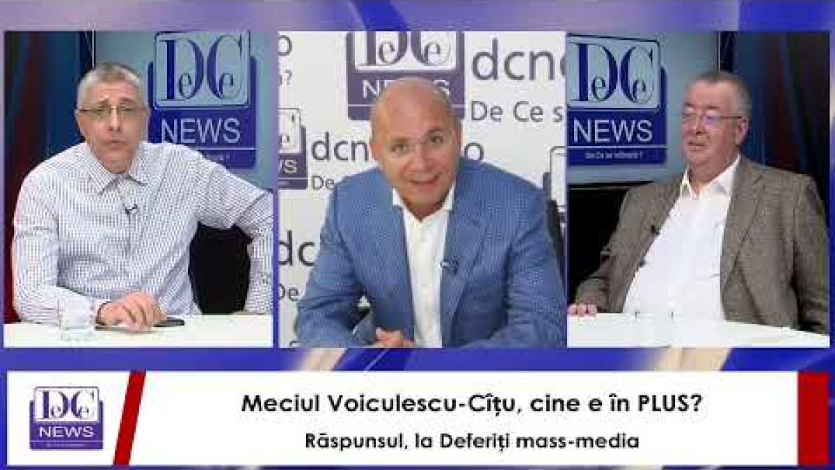 Meciul Voiculescu-Cîțu, cine e în PLUS? Răspunsul, la Deferiți mass-media