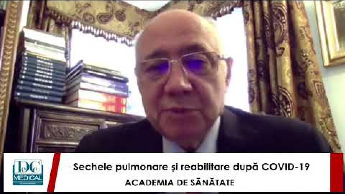 Conf dr Paraschiva Postolache: Sechele și reabilitare după COVID-19. Academia de Sănătate