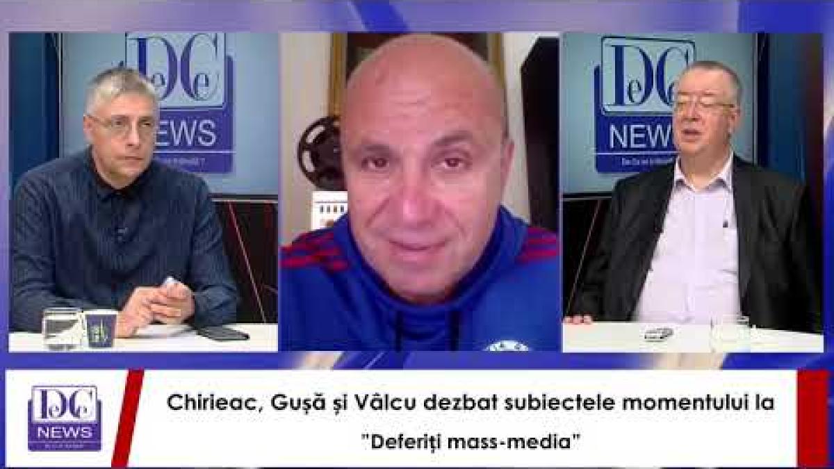 Chirieac, Gușă și Vâlcu dezbat subiectele momentului la ”Deferiți mass-media”