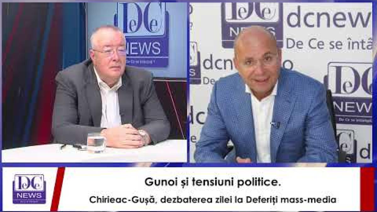 Gunoi și tensiuni politice. Chirieac-Gușă, dezbaterea zilei la Deferiți mass-media