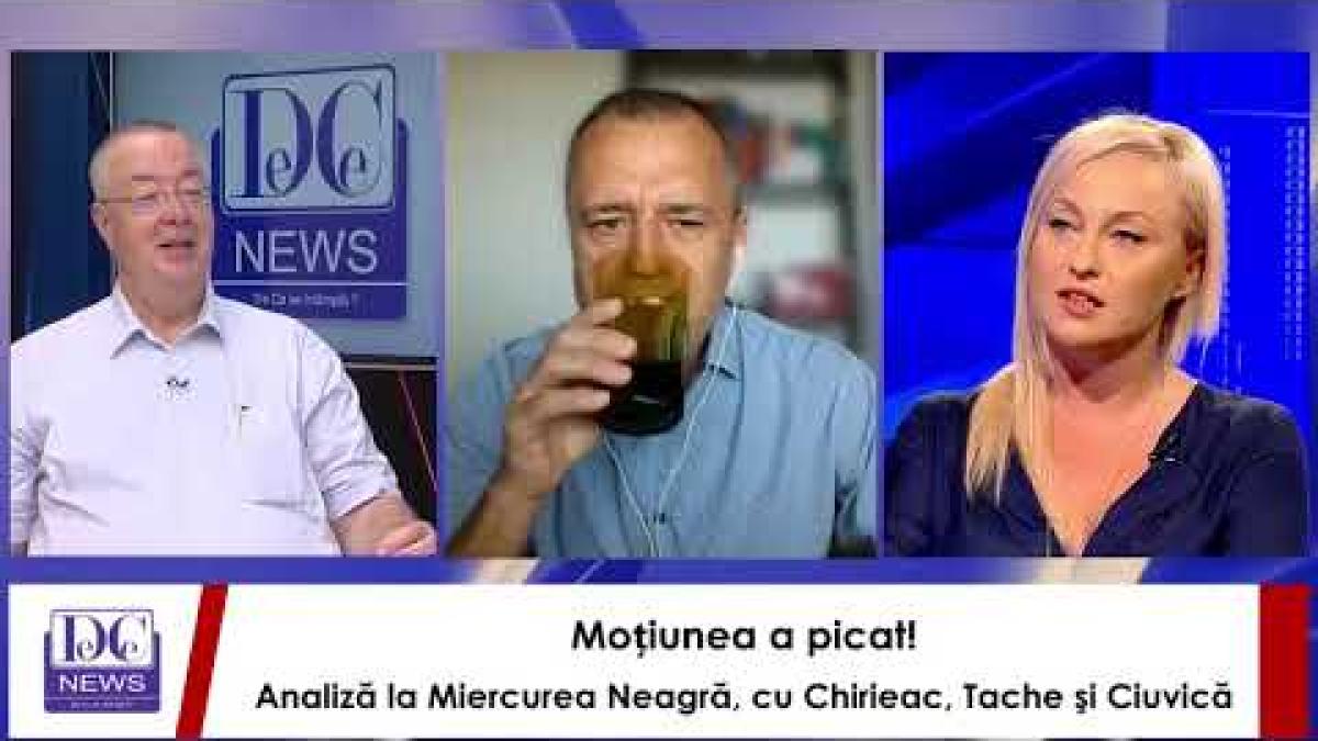 Moțiunea a picat! Analiză la Miercurea Neagră, cu Chirieac, Tache şi Ciuvică