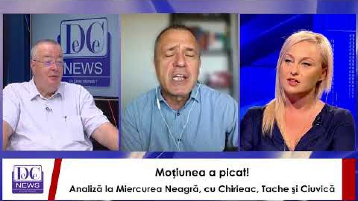 Moțiunea a picat! Analiză la Miercurea Neagră, cu Chirieac, Tache şi Ciuvică