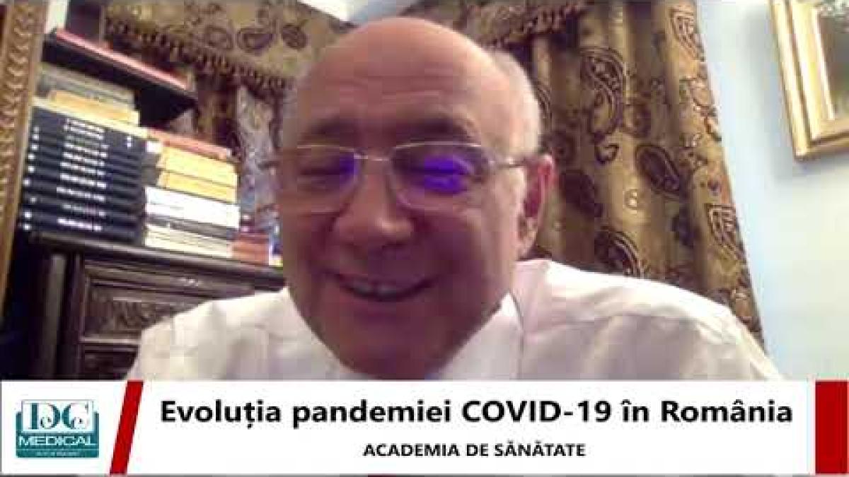 Evoluția pandemiei COVID-19 cu conf dr Simin Florescu la ACADEMIA DE SĂNĂTATE