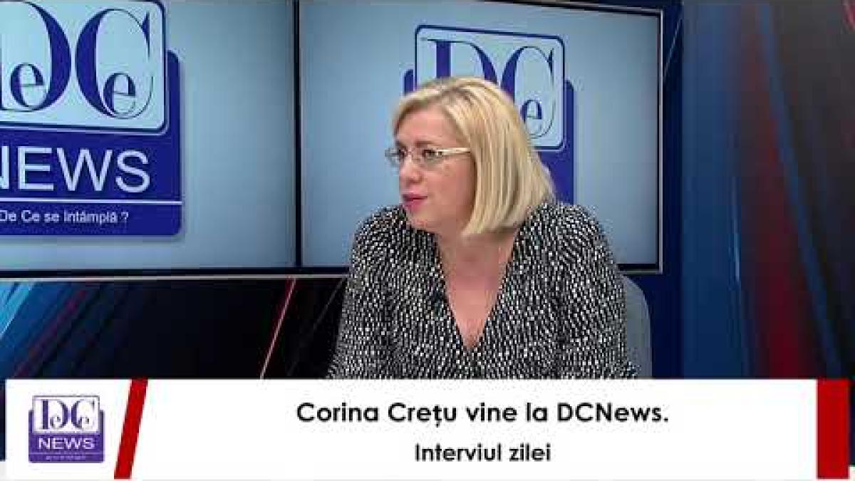 Corina Crețu vine la DCNews. Interviul zilei