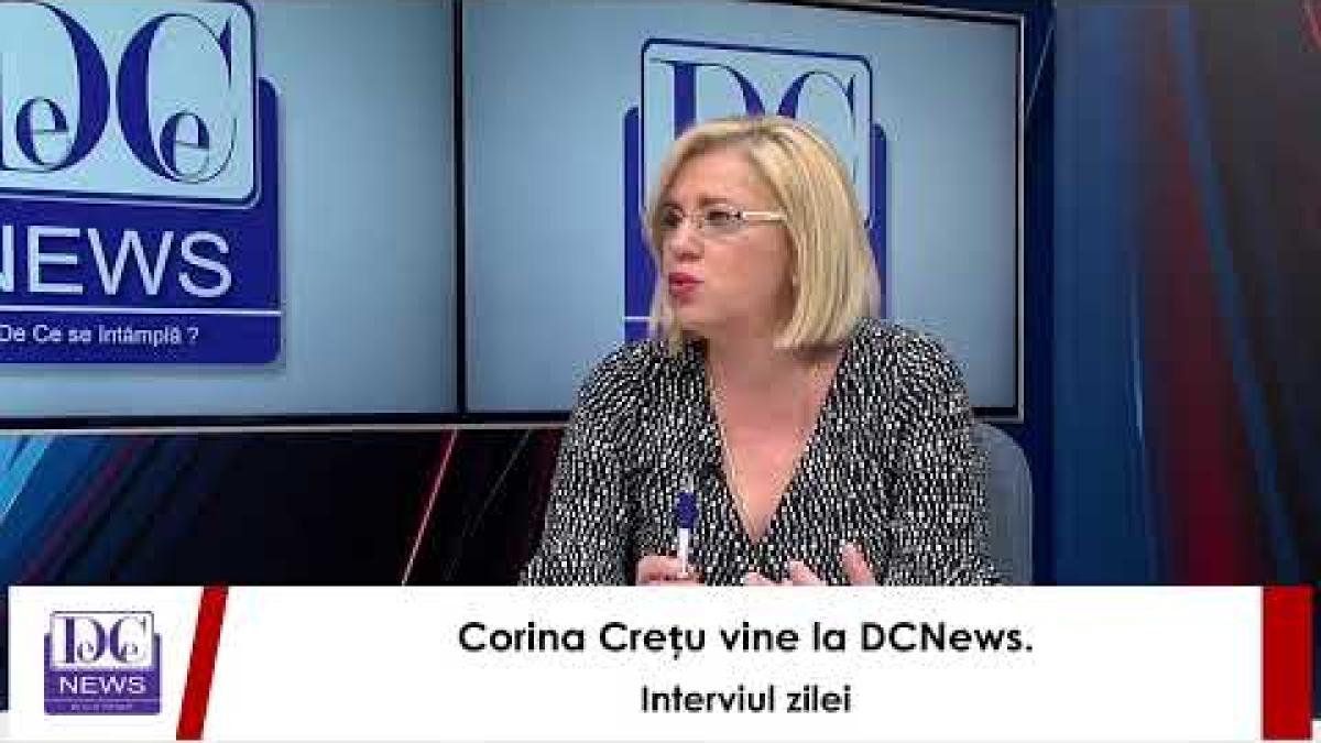 Corina Crețu vine la DCNews. Interviul zilei