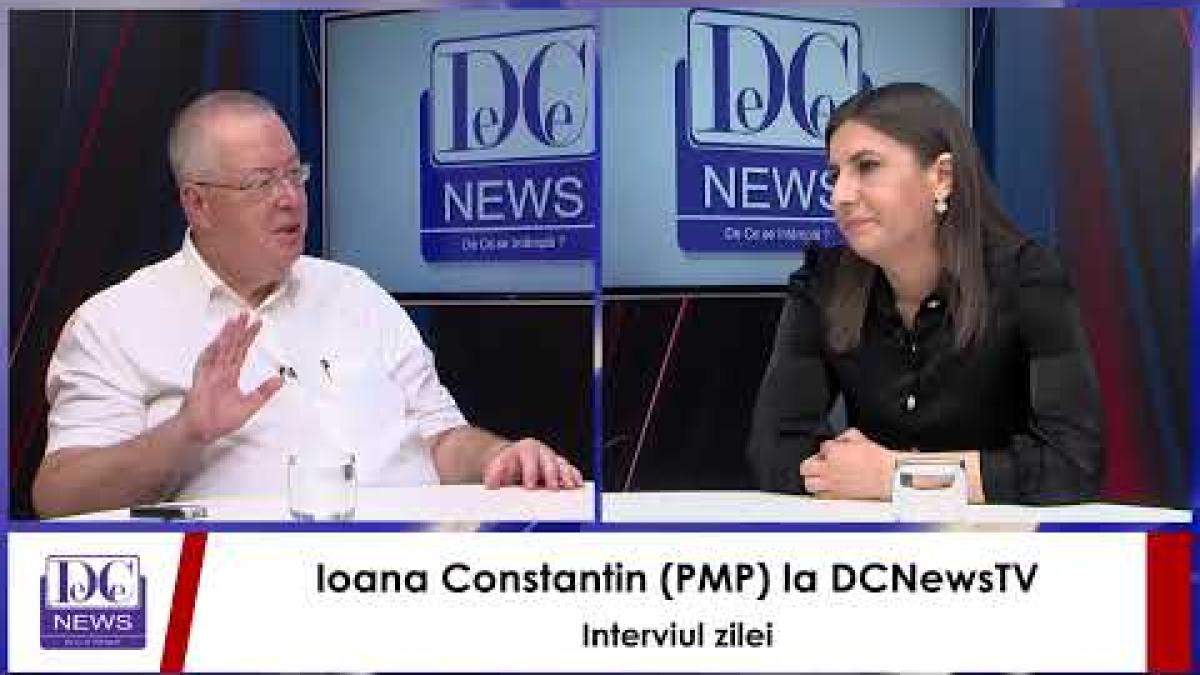 Ioana Constantin (PMP) vine la DCNewsTV. Interviul zilei