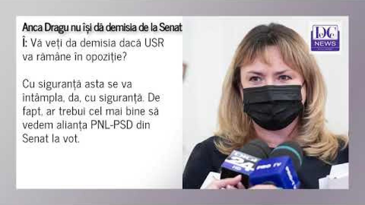 Anca Dragu nu pleacă de la șefia Senatului. Care ar fi scenariul unei demisii