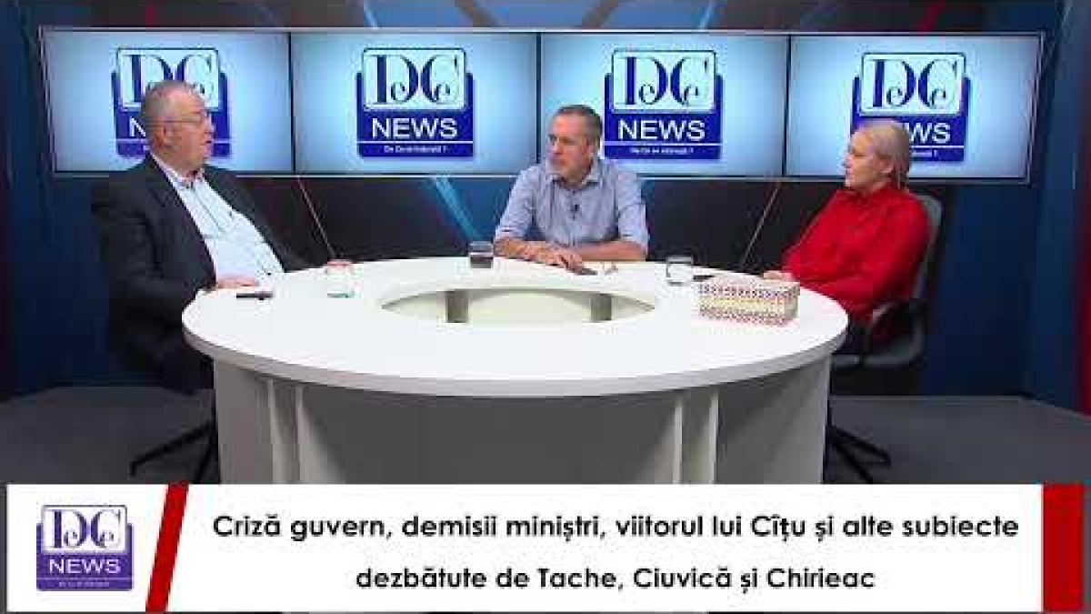 Criză guvern, viitorul lui Cîțu și alte subiecte dezbătute de Tache, Ciuvică și Chirieac