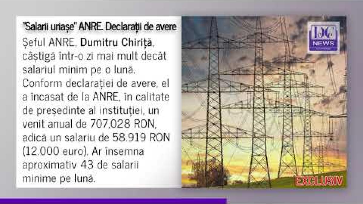 ”Salarii uriașe” ANRE. Câștigă într-o zi mai mult decât salariul minim pe o lună