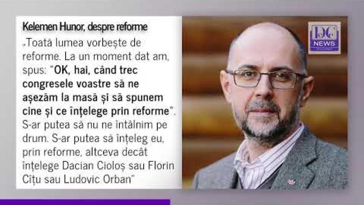 UDMR intervine în criza guvernamentală. „Bine, boss, ce înseamnă reforme la tine?”, spune Hunor