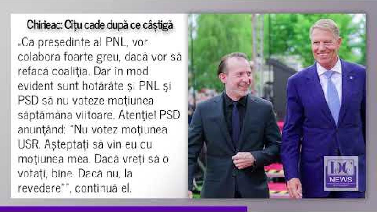 chirieac toata lumea si a dat mana sa cada citu dupa ce va fi ales presedinte al pnl