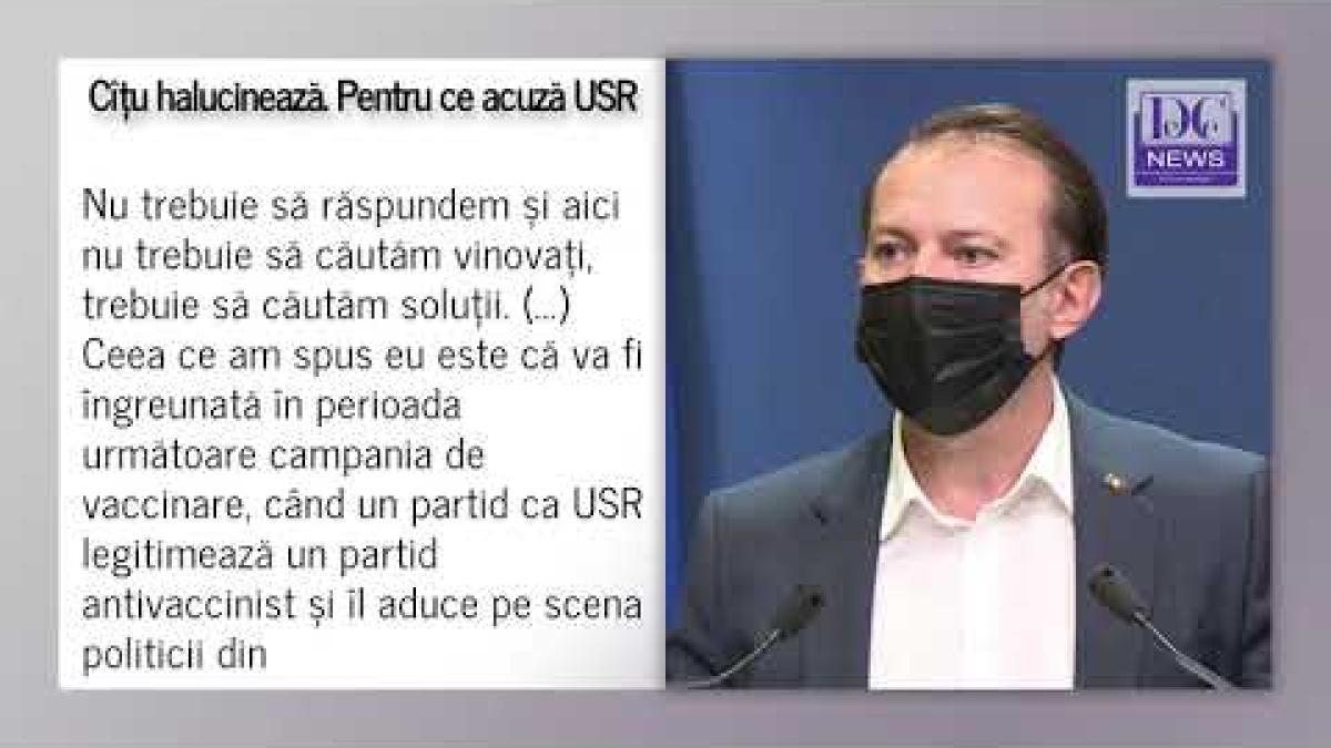 florin citu in delir motiunea usr aur va incetini campania de vaccinare spune premierul