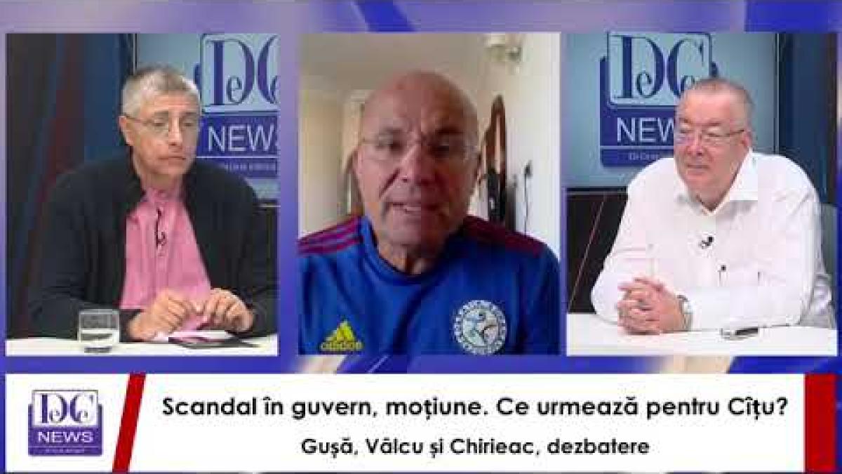 Scandal în guvern, moțiune  Ce urmează pentru Cîțu  Gușă, Vâlcu și Chirieac, dezbatere