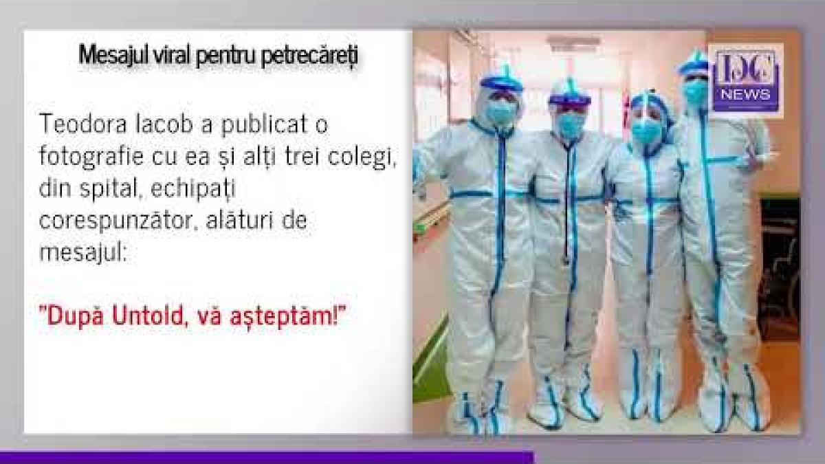 Medic infecționist din Cluj: „După Untold, vă așteptăm!”