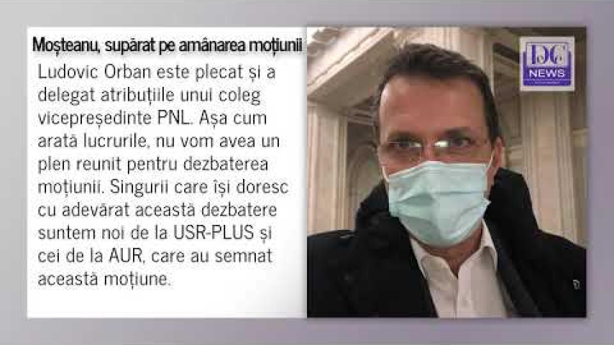 Moșteanu (USR): Singurii care își doresc această dezbatere suntem noi și AUR