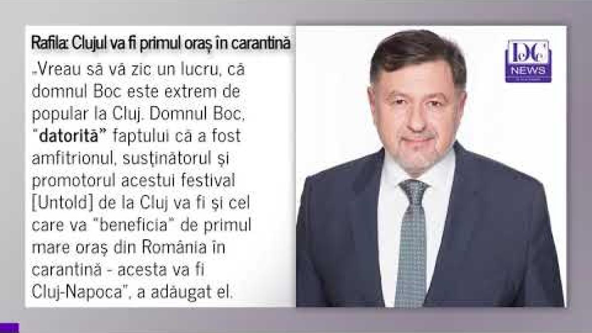 Alexandru Rafila anunță primul mare oraș care intră în carantină. Untold își spune cuvântul