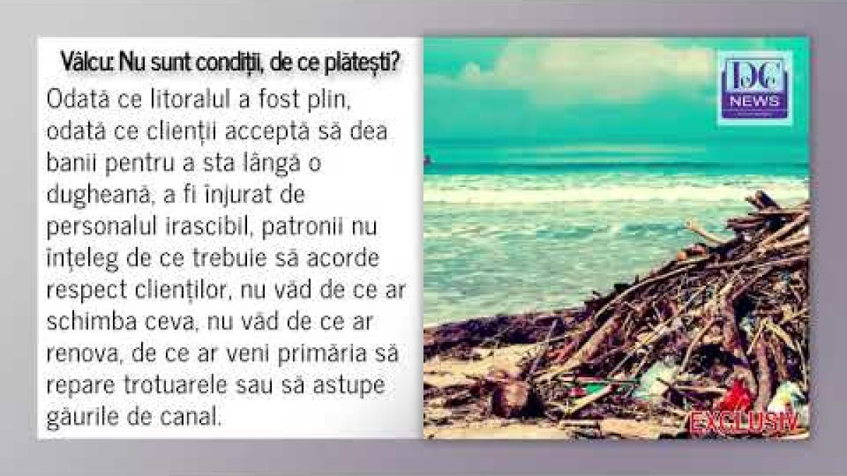 Vâlcu: Litoralul românesc va rămâne așa cum e. De ce să se schimbe dacă oamenii dau banii? EXCLUSIV