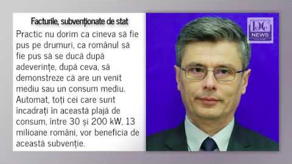 Virgil Popescu, anunțul momentului pentru românii cu facturi prea mari. Cum se obțin subvențiile