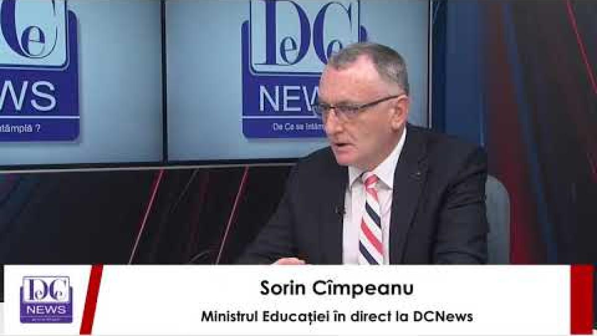 Sorin Cîmpeanu, rata de infectare la care elevii trec în online: Ziua de vineri, de referință