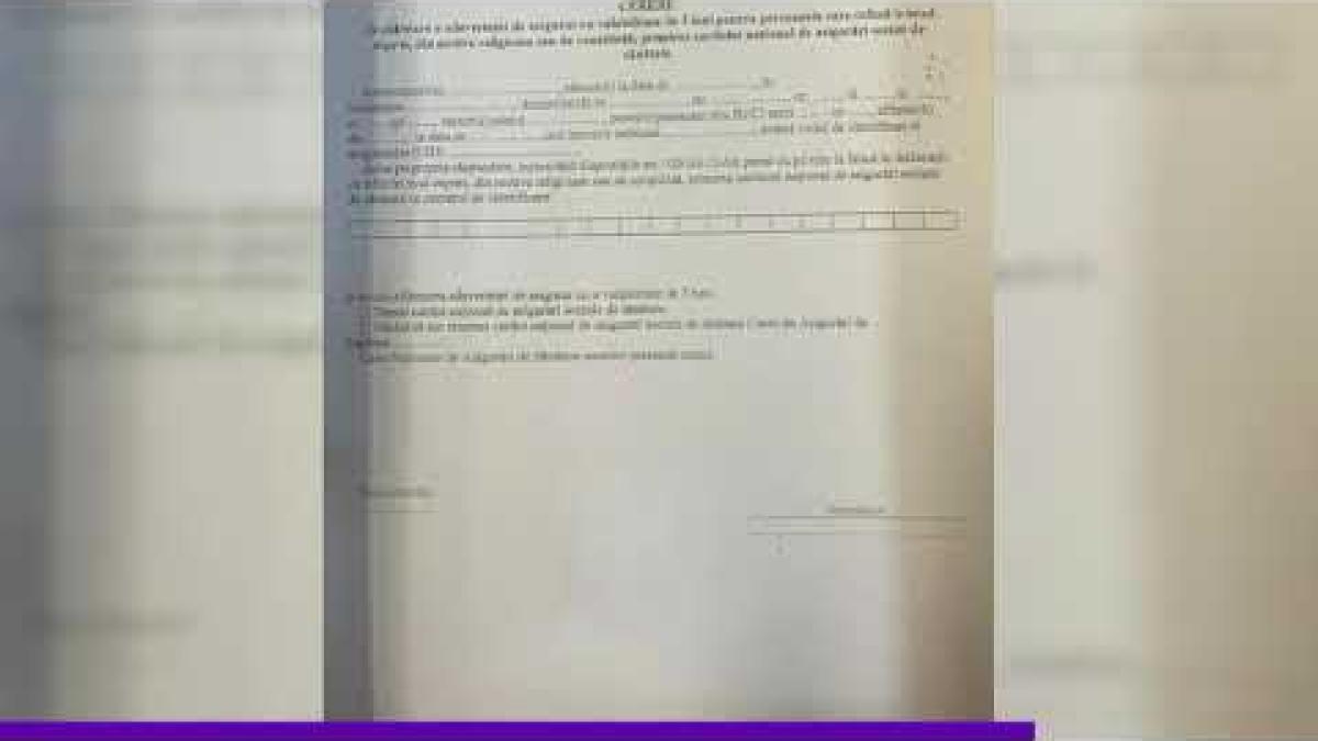 Model de „cerere pentru anti-vacciniști”. Așa ar putea arăta