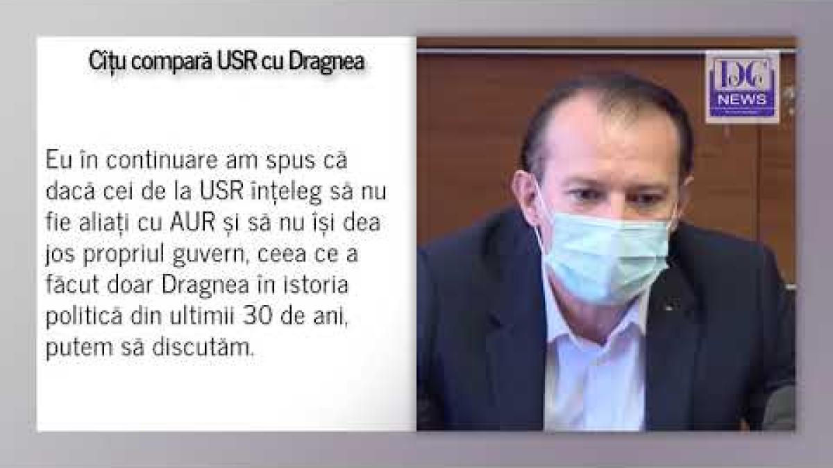 Cîțu compară USR cu Dragnea și blamează partidul pentru eșecul campaniei de vaccinare