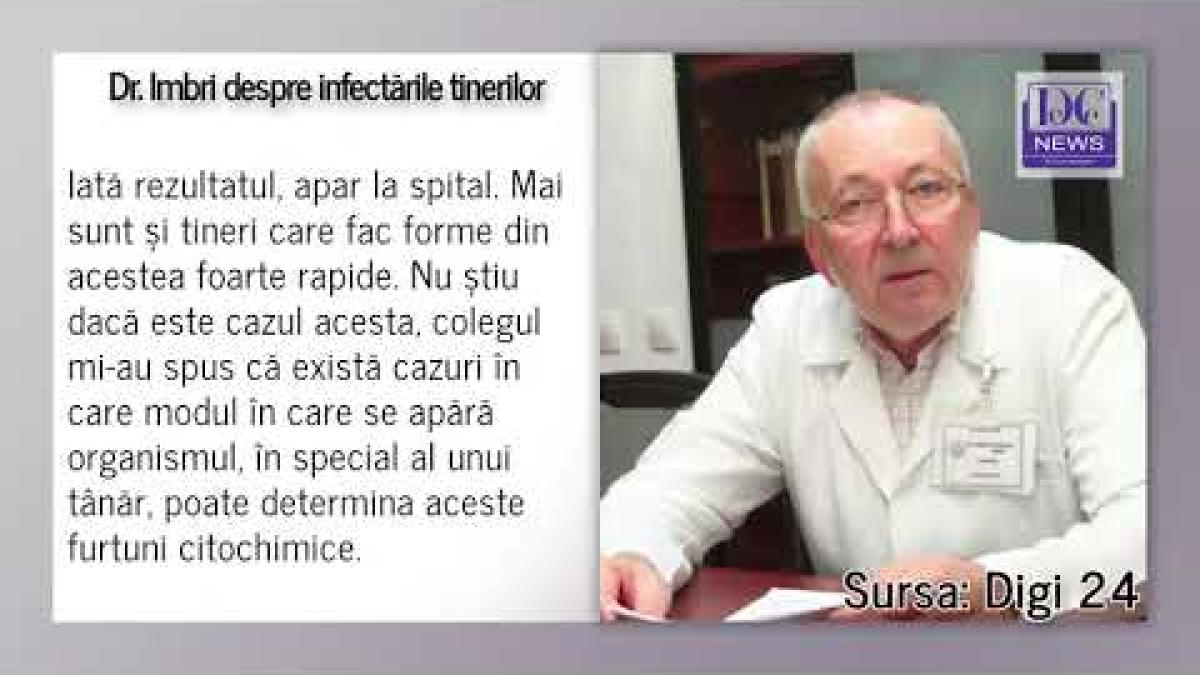 Dr. Imbri, despre ce ucide tinerii cu Covid-19. „Colegii mi-au spus că există cazuri”