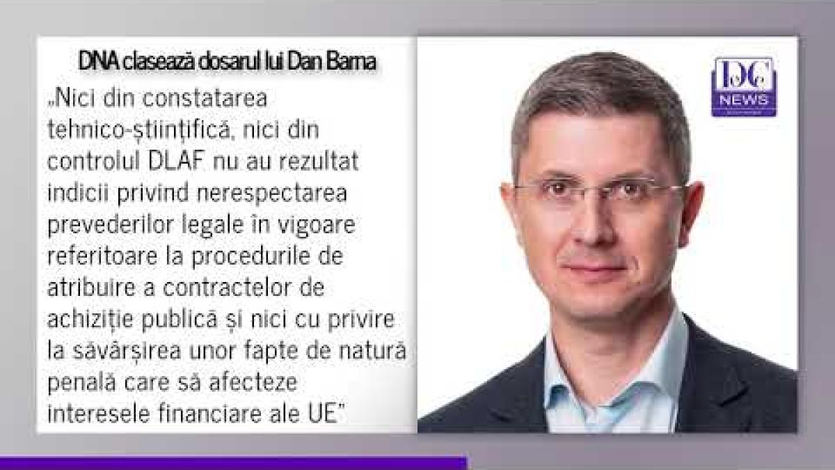 Dosarul lui Dan Barna de când candida la prezidențiale a fost clasat de DNA