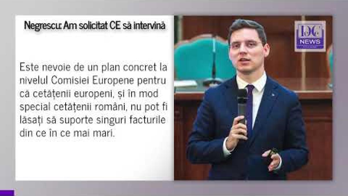 Negrescu (PSD) a solicitat Comisiei Europene să oprească creșterea prețurilor la energie