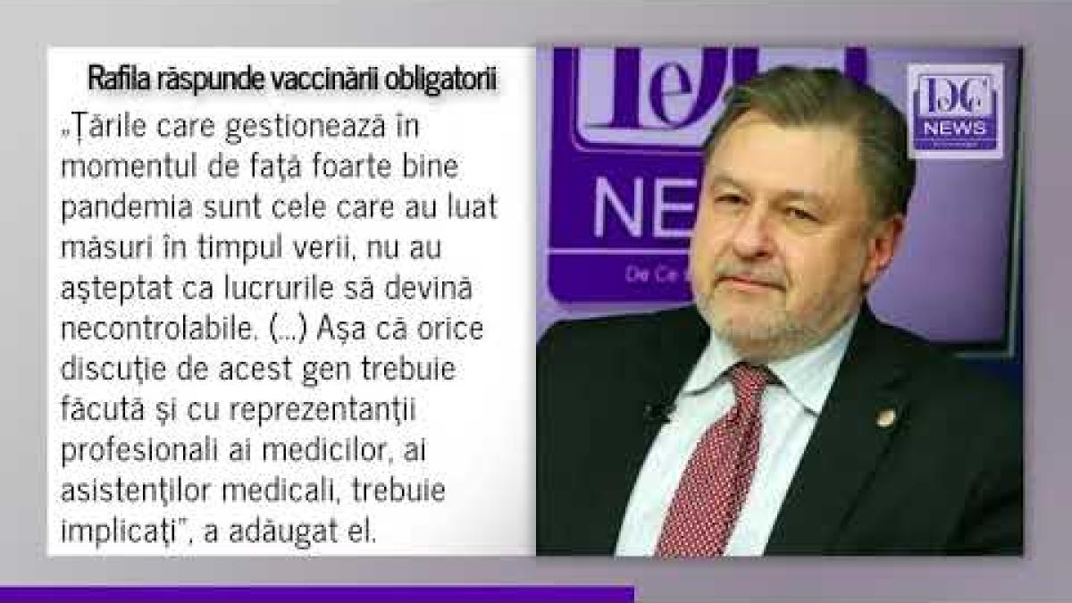 Rafila, reacție după propunerea lui Iohannis de a vaccina obligatoriu anumite categorii profesionale