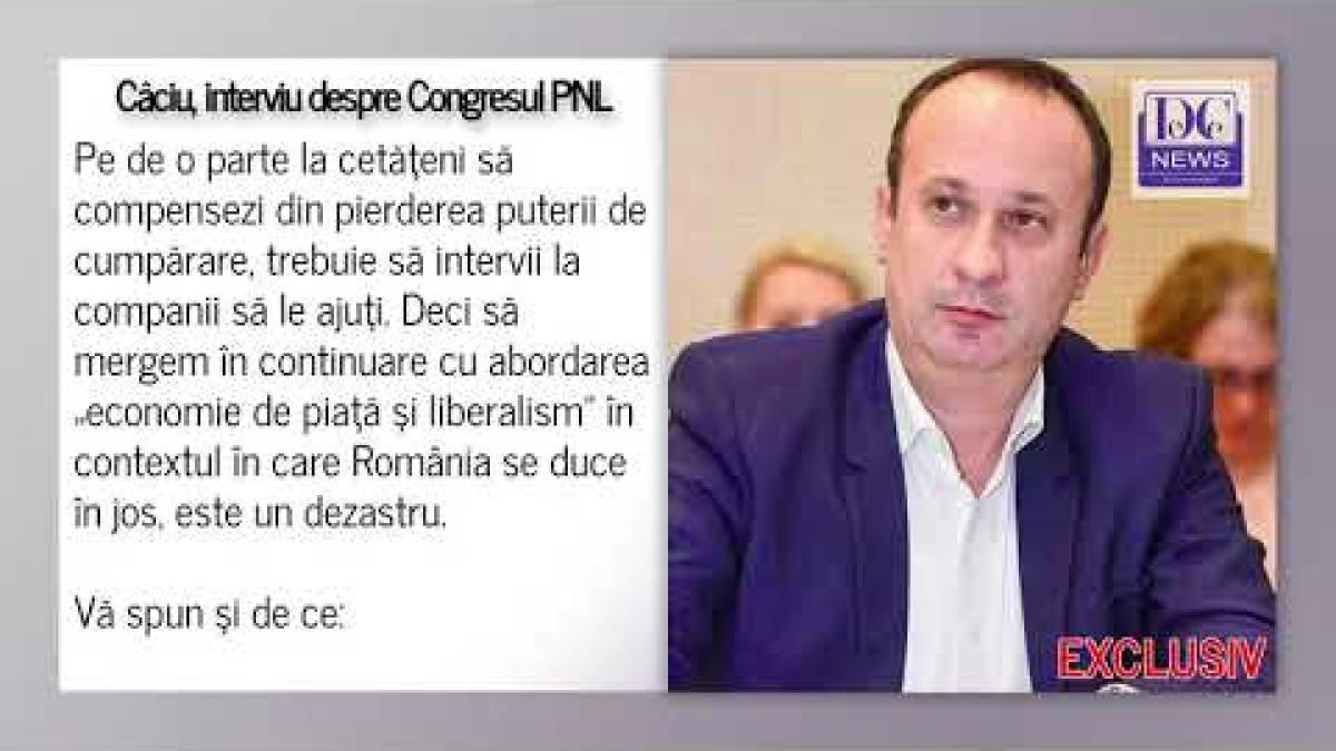 Adrian Câciu, înainte de Congresul PNL: România se duce în jos, este un dezastru