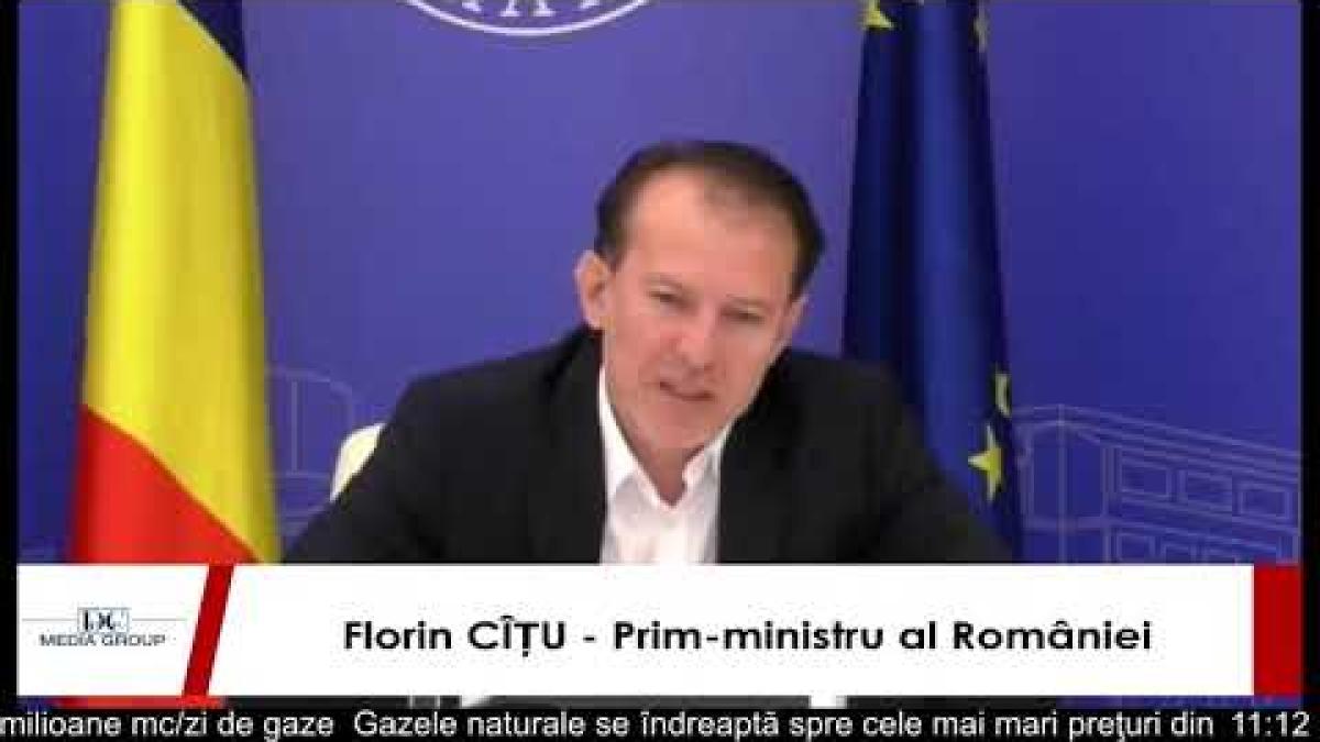 Cîţu, despre subvenția la gigacalorie după ce legea consumatorului vulnerabil a fost promulgată