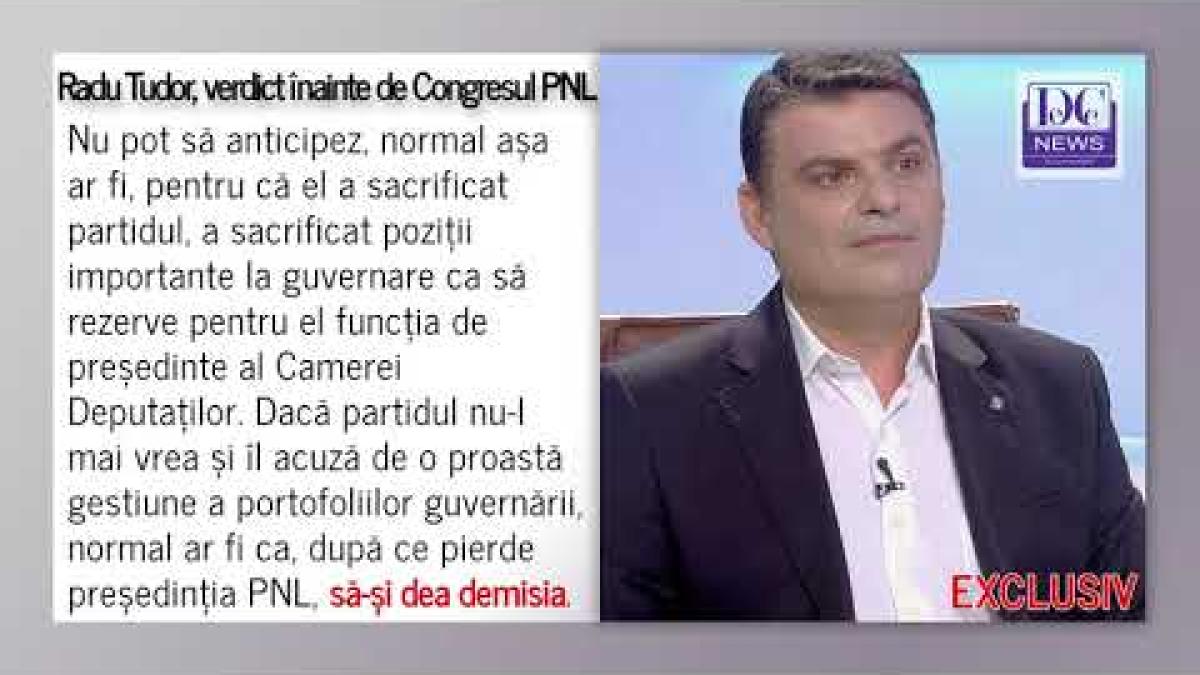 Radu Tudor, analiză despre rezultatul Congresului PNL
