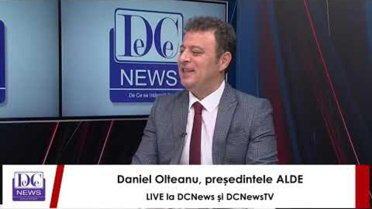 Daniel Olteanu, președintele ALDE, LIVE la DCNews și DCNewsTV