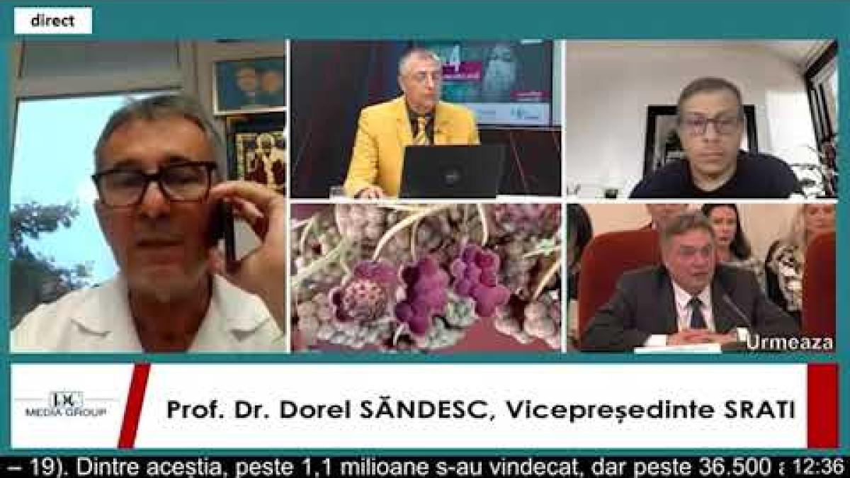 Prof. dr. Săndesc, scenariu sumbru: Va crește foarte mult mortalitatea din cauza COVID-19, în țară