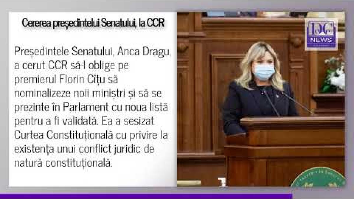 Cîțu și lista noilor miniștri. Cererea Ancăi Dragu, dezbătută de CCR pe 20 octombrie