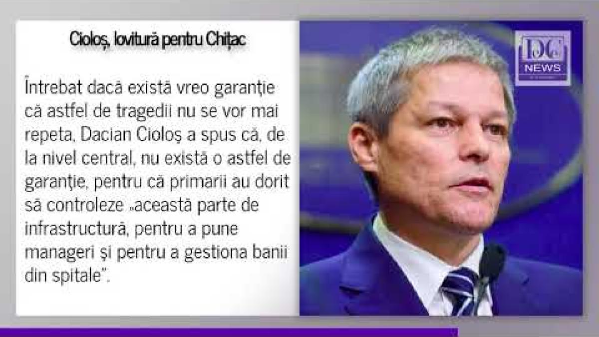 Cioloș îl face praf pe Chițac de la Constanța: Nu aş mai vota primarul ăla care omoară oameni