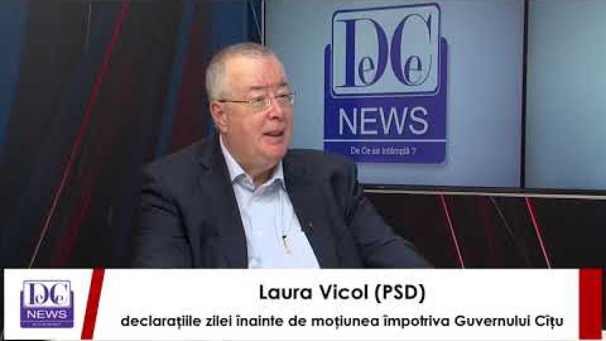 Laura Vicol (PSD), declarațiile zilei înainte de moțiunea împotriva Guvernului Cîțu