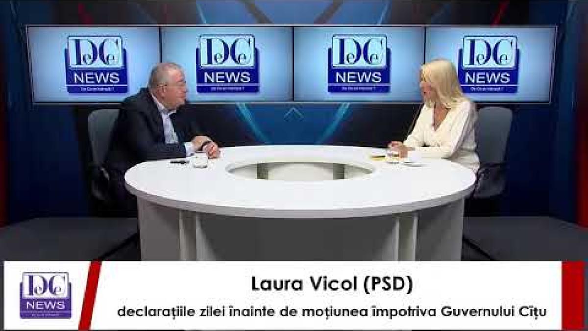 Laura Vicol (PSD), declarațiile zilei înainte de moțiunea împotriva Guvernului Cîțu