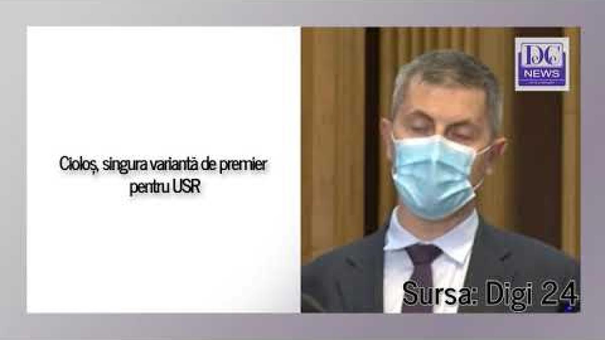 Barna: Cioloș, propus premier de USR